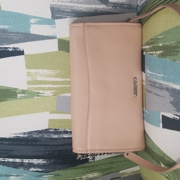 Rebecca Minkoff Jean Clutch/Shoulder Bag(Convertible) In Pink EUC - Picture 6 of 14